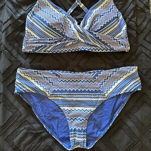 Sea Level Ocean Blue Swimsuit set